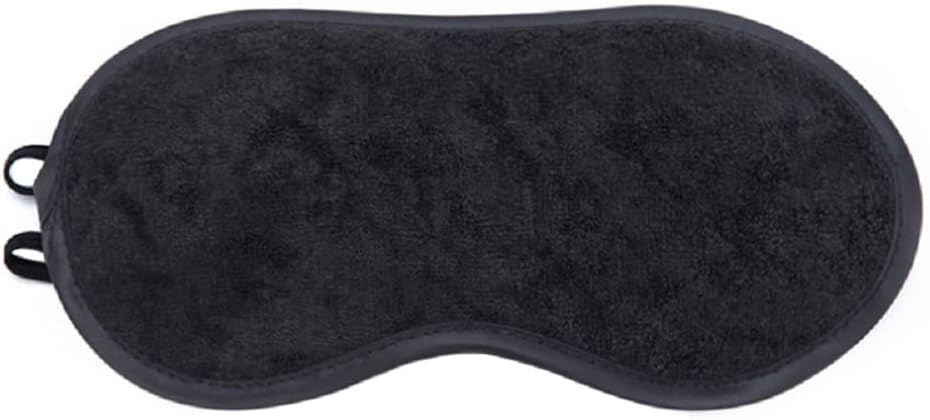 3 Pack Microfiber Terry Cloth Sleep Mask - Soft Blackout Eye Cover with Adjustable Strap, Travel - Image 2