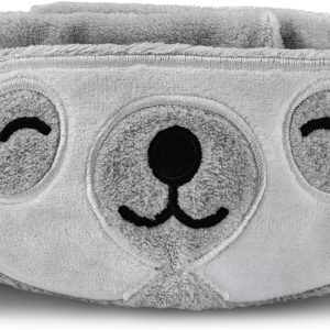 Funny Sloth Soft Plush Sleep Mask - Adjustable Headband for Travel, Nap, for Adults & Kids